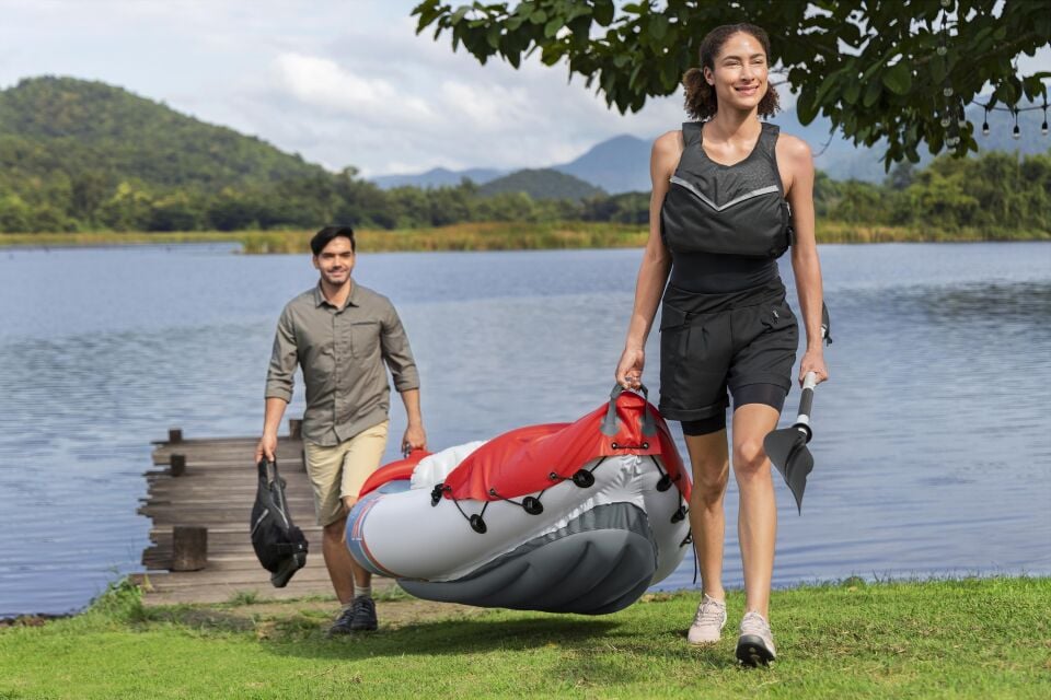 Hydro-Force™  65176 Rapid X1 Tek Kişilik Şişme Kano Seti 2,9 m