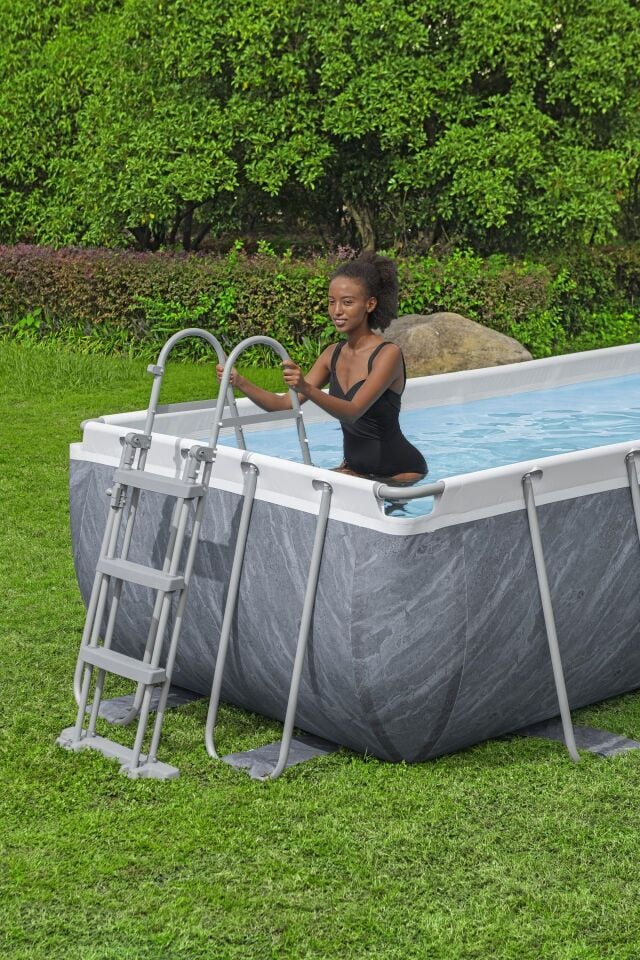 Bestway® 56721 Power Steel™ Prefabrik Yerüstü Havuz 4,04 m x 2,01 m x 1,00 m