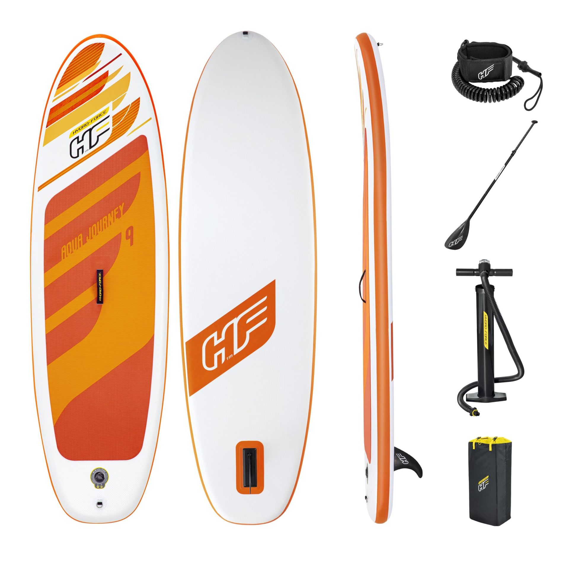 Hydro-Force™ 65349 Gezi Derya Kürekli Şişme SUP-Sörf Seti 2,74 m