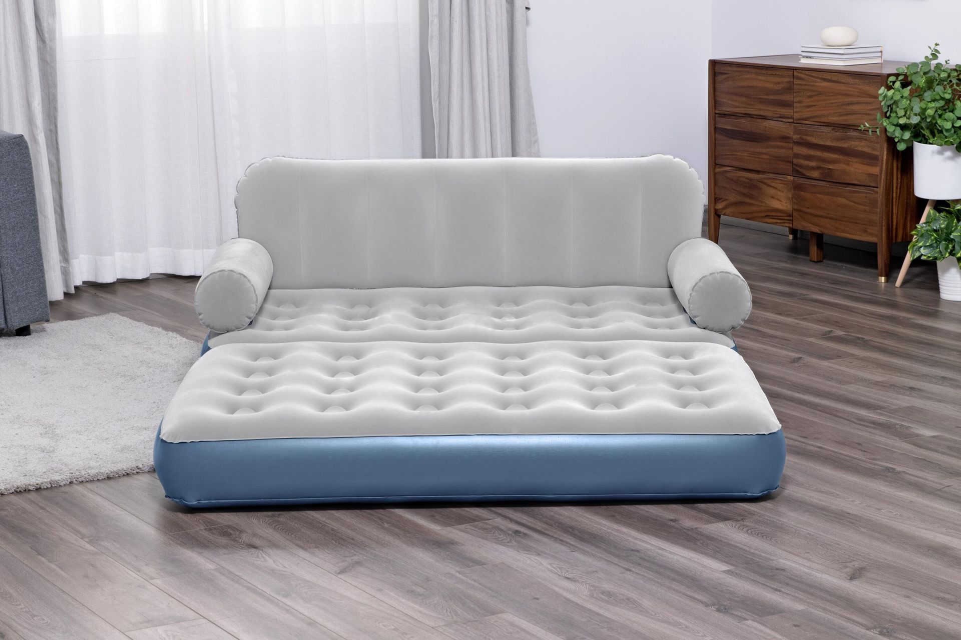 Bestway® 75079 Multi-Max™ Üçü Bir Arada Şişme Kanepe ve Entegre/Elektrikli Şişirme Aparatı
