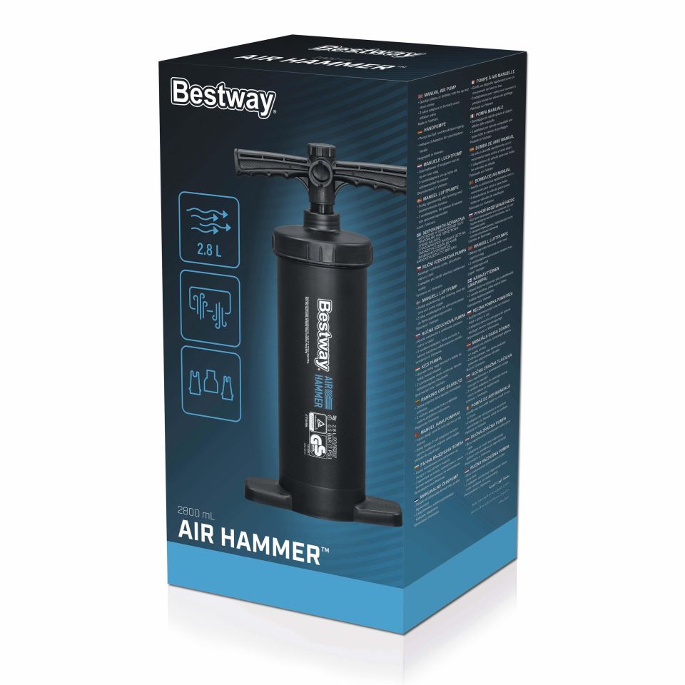 Bestway® 62086 Air Hammer™ 2800 ML Manuel Şişirme Aparatı