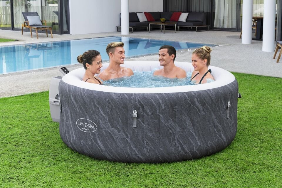 Lay-Z-Spa® 60175 Boracay Smart Signature AirJet™ Şişme Spa Havuzu, Mobil Uygulama Kontrollü, 2-4 kişilik