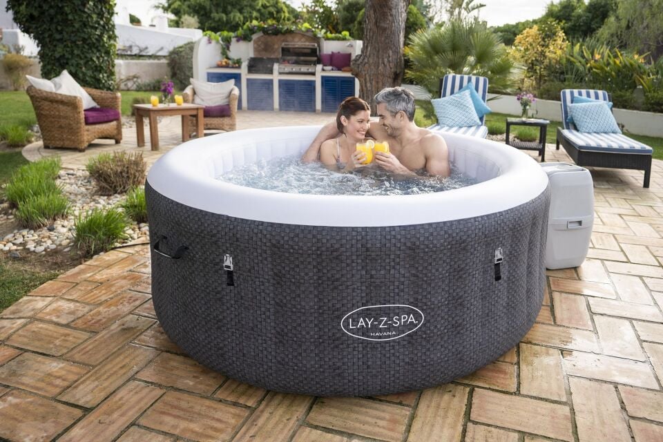 Lay-Z-Spa® 60035 Havana Smart Signature AirJet™  Şişme Spa Havuzu, Mobil Uygulama Kontrollü, 2-4 kişilik
