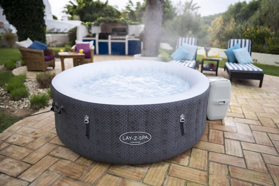 Lay-Z-Spa® 60035 Havana Smart Signature AirJet™  Şişme Spa Havuzu, Mobil Uygulama Kontrollü, 2-4 kişilik