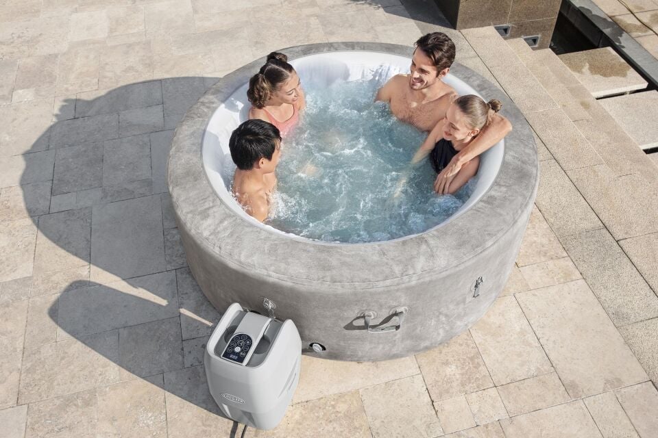 Lay-Z-Spa 60065 Zurich EnergySense Signature AirJet Şişme Spa Havuzu, 2-4 kişilik