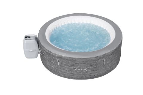 Lay-Z-Spa® 1060179XXX24 Budapest EnergySense Smart AirJet™ Şişme Spa Havuzu ve Enerji Tasarruflu Havuz Üstü Örtüsü, 4-6 kişilik