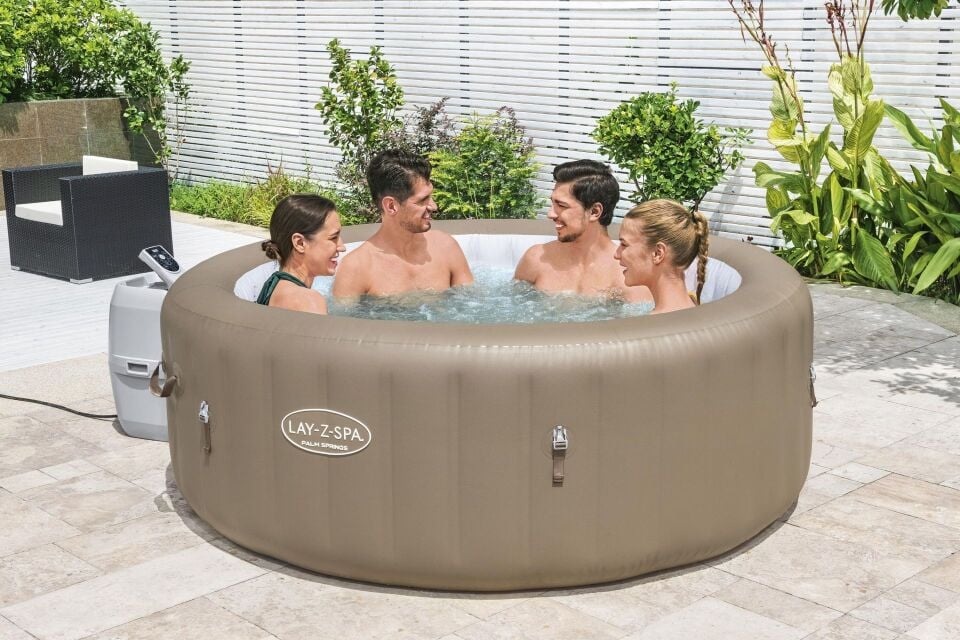 Lay-Z-Spa 60017 Palm Springs AirJet  Şişme Spa Havuzu, 4-6 kişilik