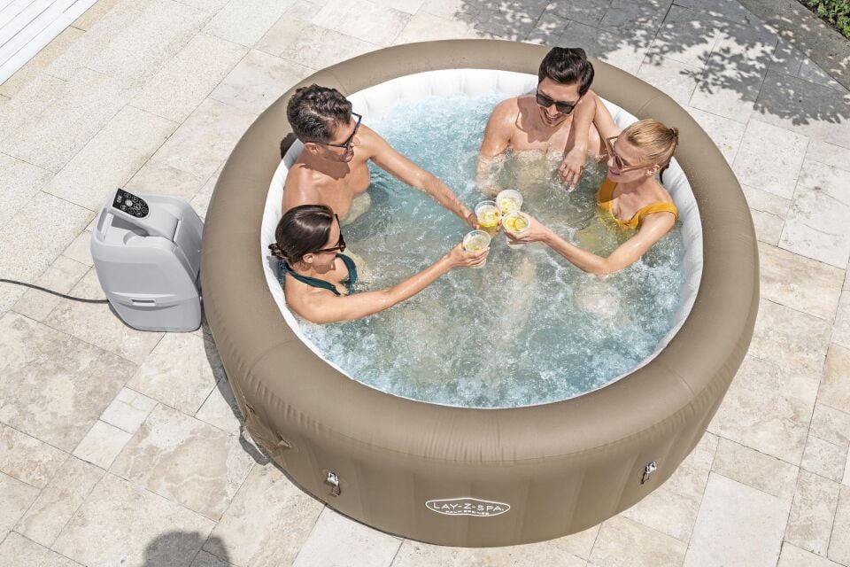 Lay-Z-Spa® 60017 Palm Springs AirJet™ Şişme Spa Havuzu, 4-6 kişilik