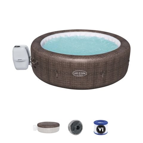 Lay-Z-Spa® 60023 St. Moritz Smart Signature AirJet™ Şişme Spa Havuzu, Mobil Uygulama Kontrollü, 5-7 kişilik