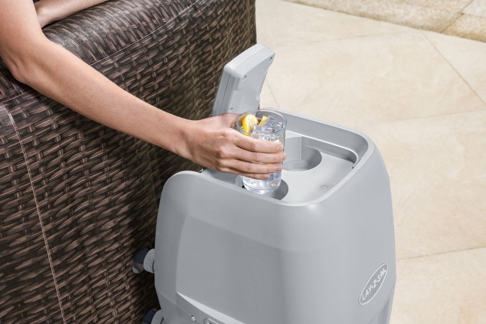 Lay-Z-Spa® 60023 St. Moritz Smart Signature AirJet™ Şişme Spa Havuzu, Mobil Uygulama Kontrollü, 5-7 kişilik