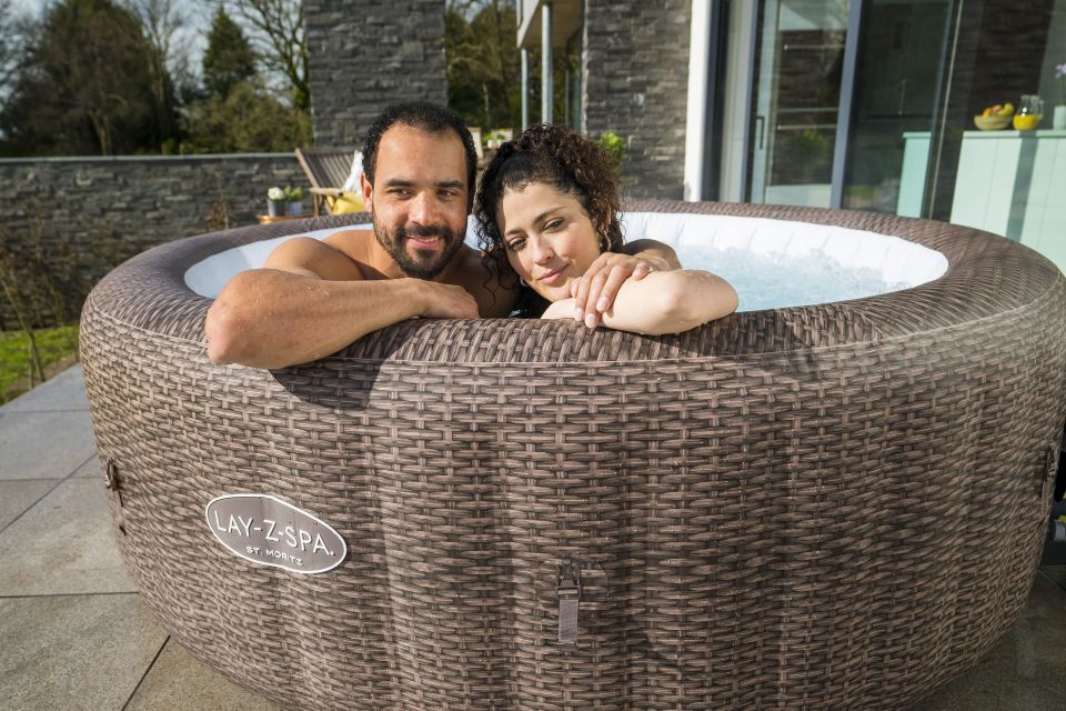 Lay-Z-Spa® 60023 St. Moritz Smart Signature AirJet™ Şişme Spa Havuzu, Mobil Uygulama Kontrollü, 5-7 kişilik