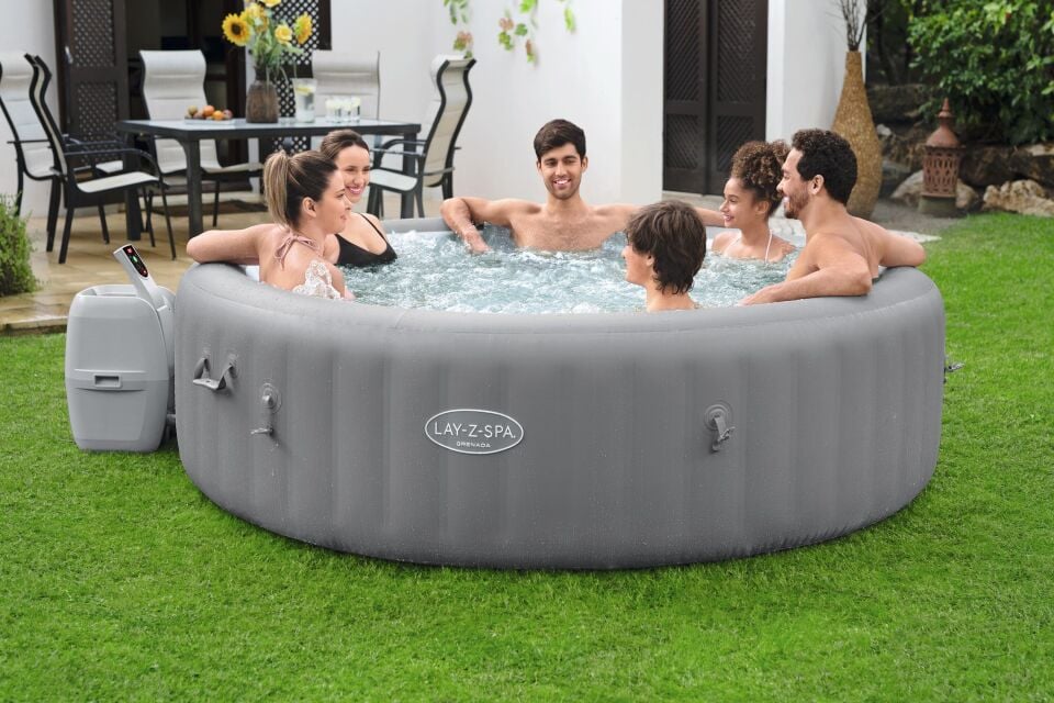 Lay-Z-Spa® 60135 Grenada Smart AirJet™ Şişme Spa Havuzu, 6-8 kişilik