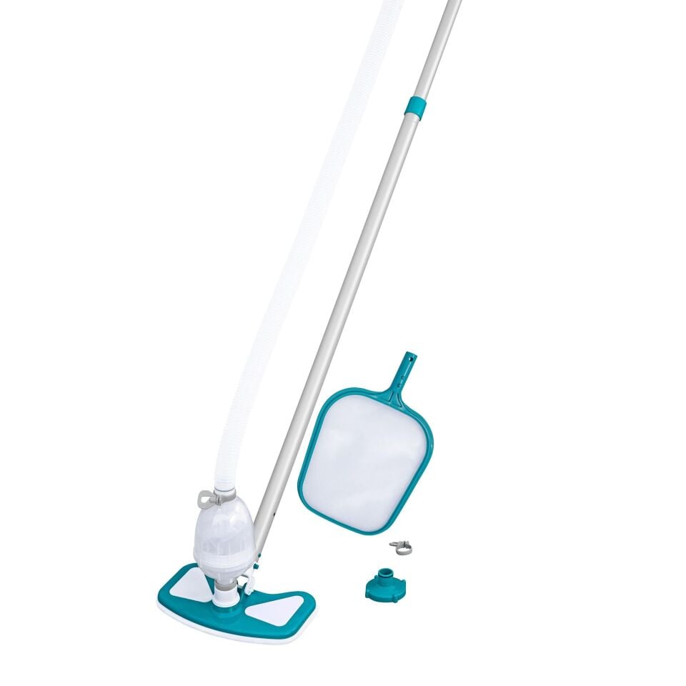 Bestway® 58234 AquaClean™ Havuz Bakım Seti - Vakum ve Süzgeç ile Birlikte
