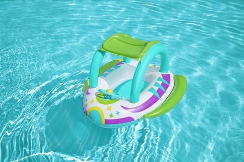 Bestway® 34149 Splash Star™ Gölgelikli Mini Bebek Botu 98 cm x 95 cm
