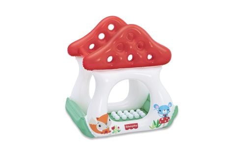 1093570XXX24 Fisher-Price™ Merry Mushroom™ Mantar Ev Top Oyun Minderi ve 15 Top