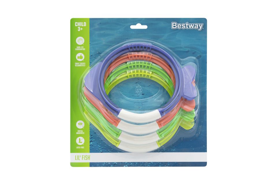 Bestway® 26009 Lil' Fish™ Halka Balık Yüzme Oyuncakları