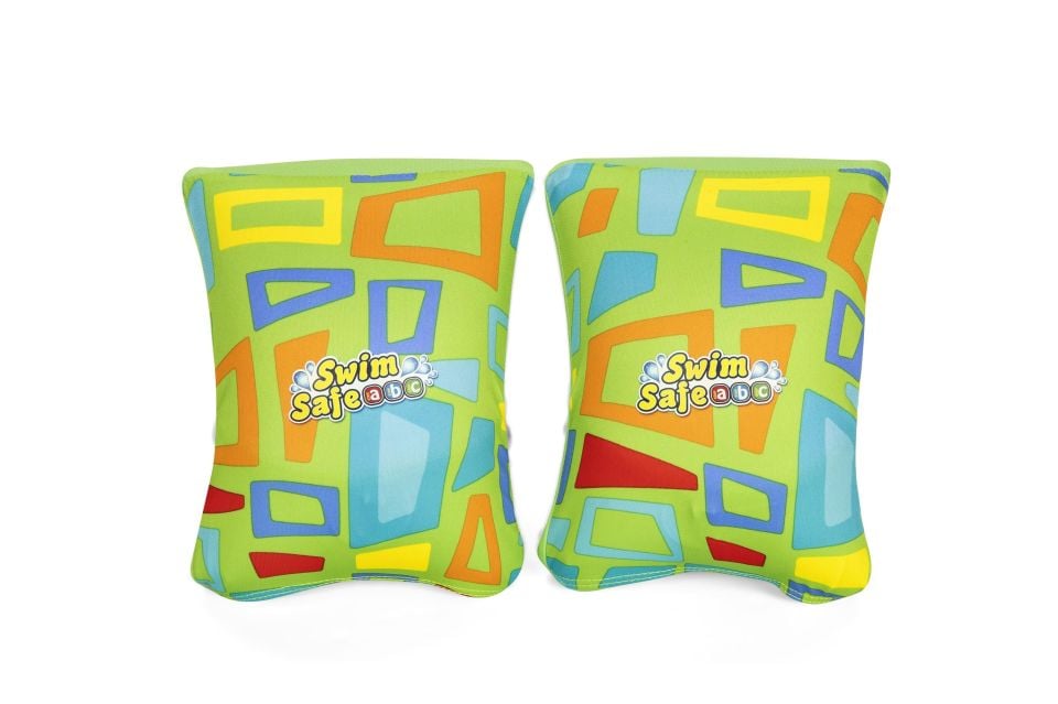 Swim Safe ABC™ AquaStar™ 32182 Kumaş Kaplı Şişme Kolluk (S/M, Küçük Orta Boy)