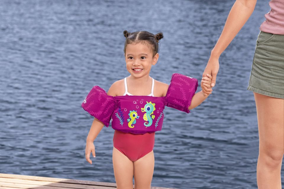 90136 Puddle Jumper® Küçük Çocuk İçin Kolluklu Kumaş Can Yeleği