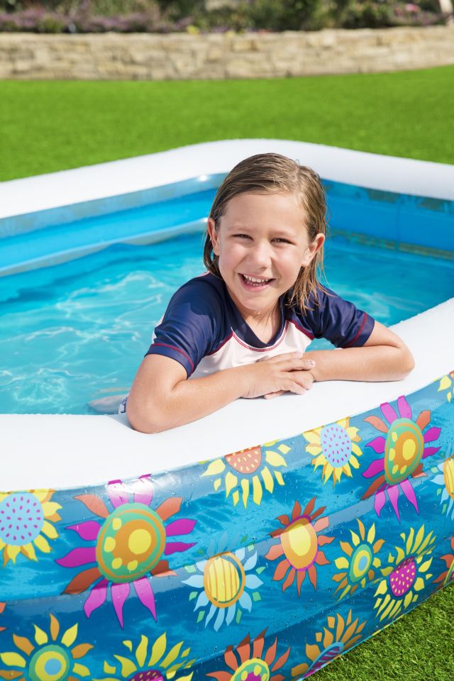 Bestway® 54120 Funky Floral™ Çiçekli 2.29 m Şişme Havuz