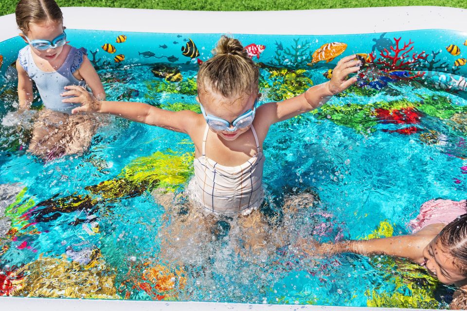Bestway® 54177 3D Undersea Adventure™ Şişme Aile Boyu Oyun Havuzu