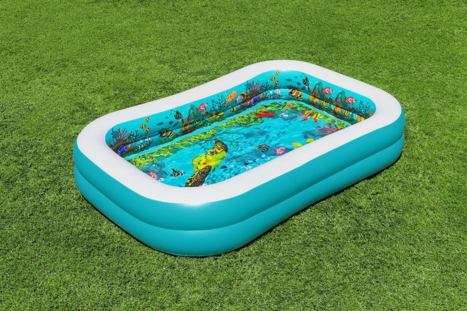 Bestway® 54177 3D Undersea Adventure™ Şişme Aile Boyu Oyun Havuzu