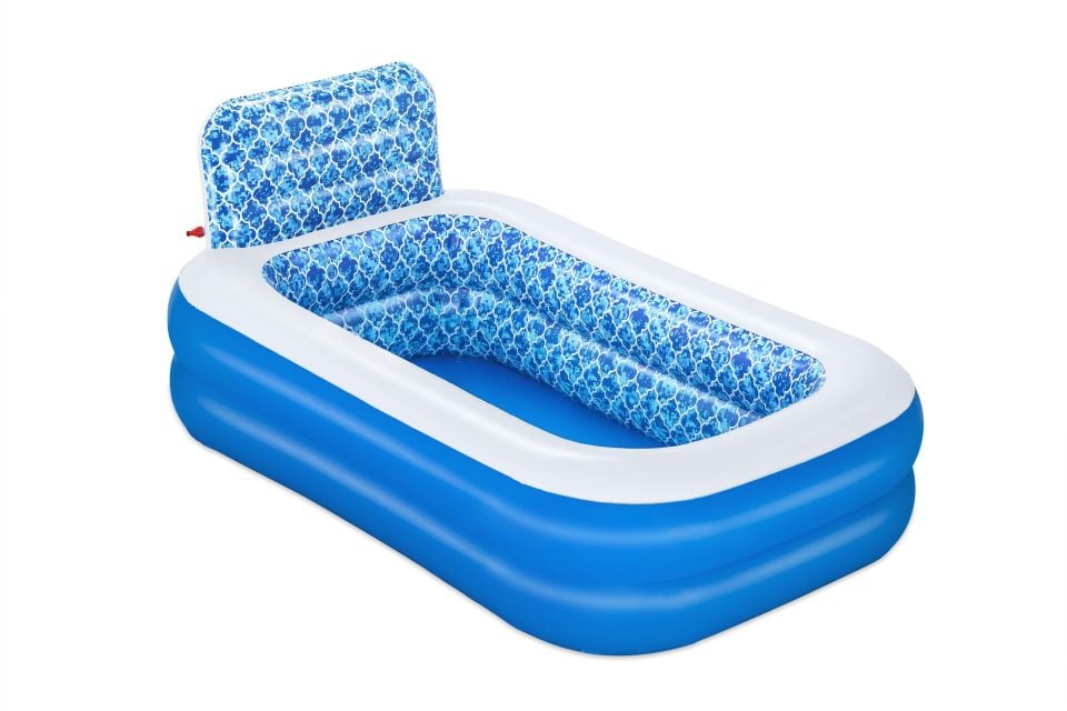 Bestway® 1054451XXX24 Waterfall Oasis™ Şelale Duvarlı Şişme Havuz 2.29 m x 1.52 m x 96 cm