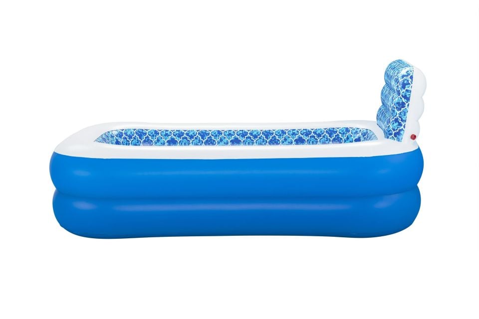 Bestway® 1054451XXX24 Waterfall Oasis™ Şelale Duvarlı Şişme Havuz 2.29 m x 1.52 m x 96 cm