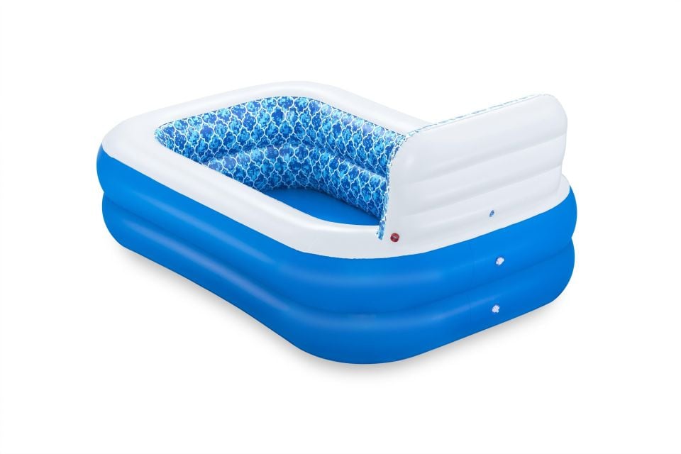 Bestway® 1054451XXX24 Waterfall Oasis™ Şelale Duvarlı Şişme Havuz 2.29 m x 1.52 m x 96 cm