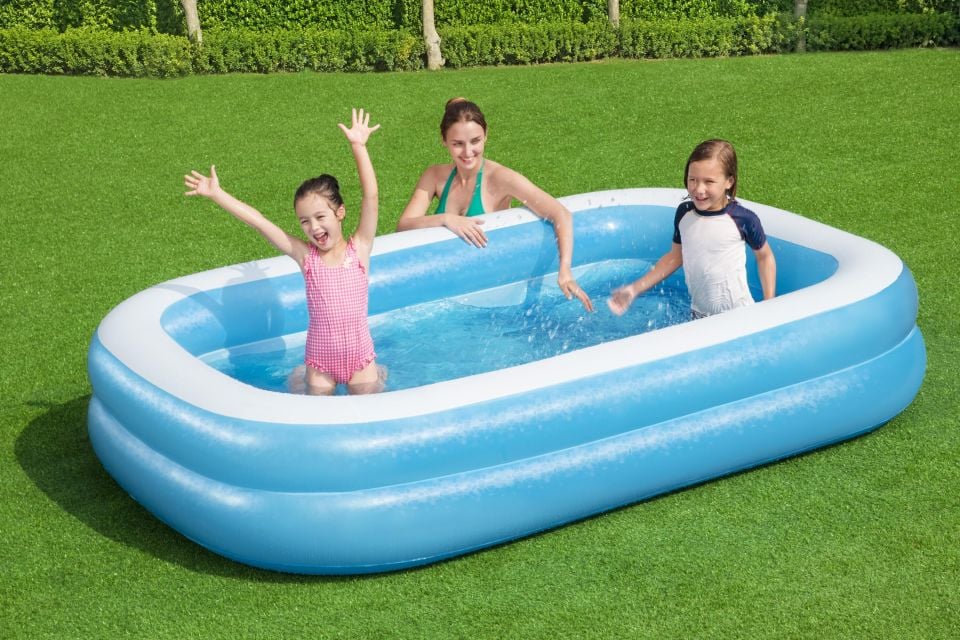 Bestway® 54006 Mavi Dikdörtgen Şişme Havuz 2,62 m
