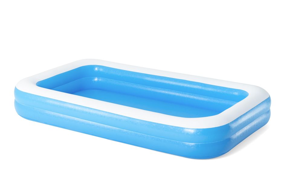 Bestway® 54150 Mavi Dikdörtgen Şişme Çocuk Havuzu
