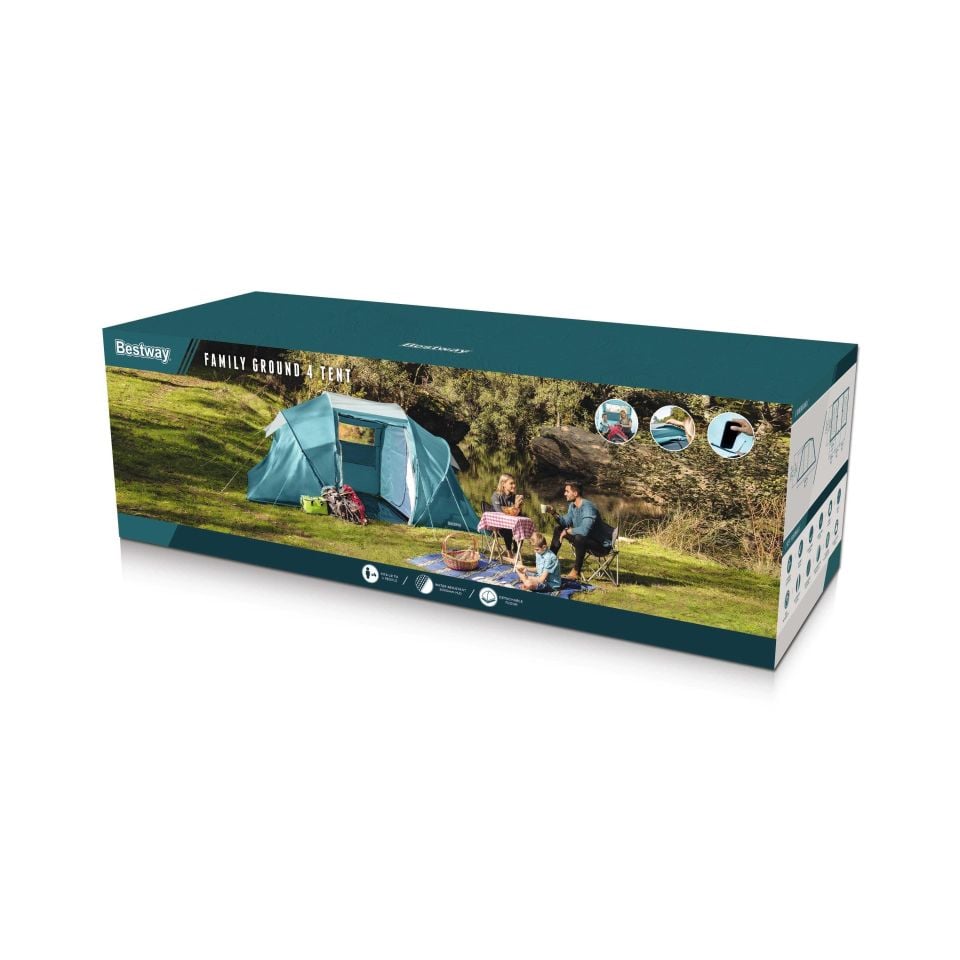 Bestway® 68093 Family Ground 4 Kamp Çadırı 4 Kişilik