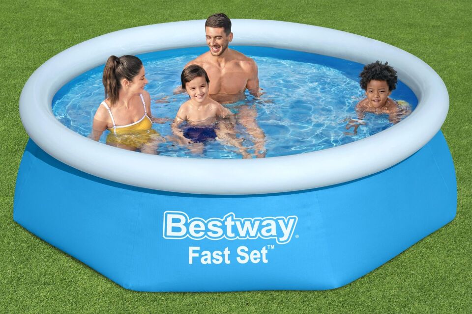 Bestway® Fast Set™ Çember Şişme Havuz Seti 2.44 m x 61 cm