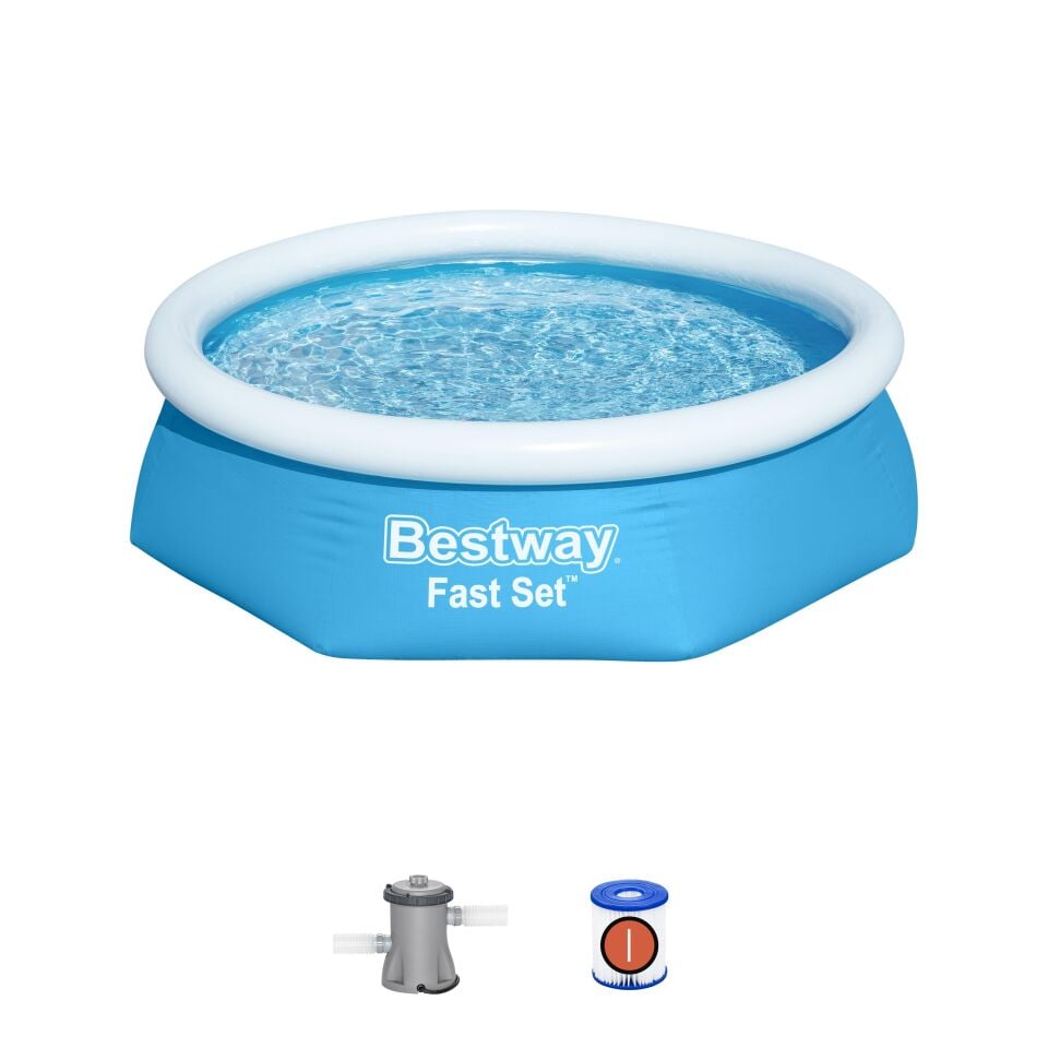 Bestway 57450 Fast Set Çember Şişme Havuz Seti 2.44 m x 61 cm