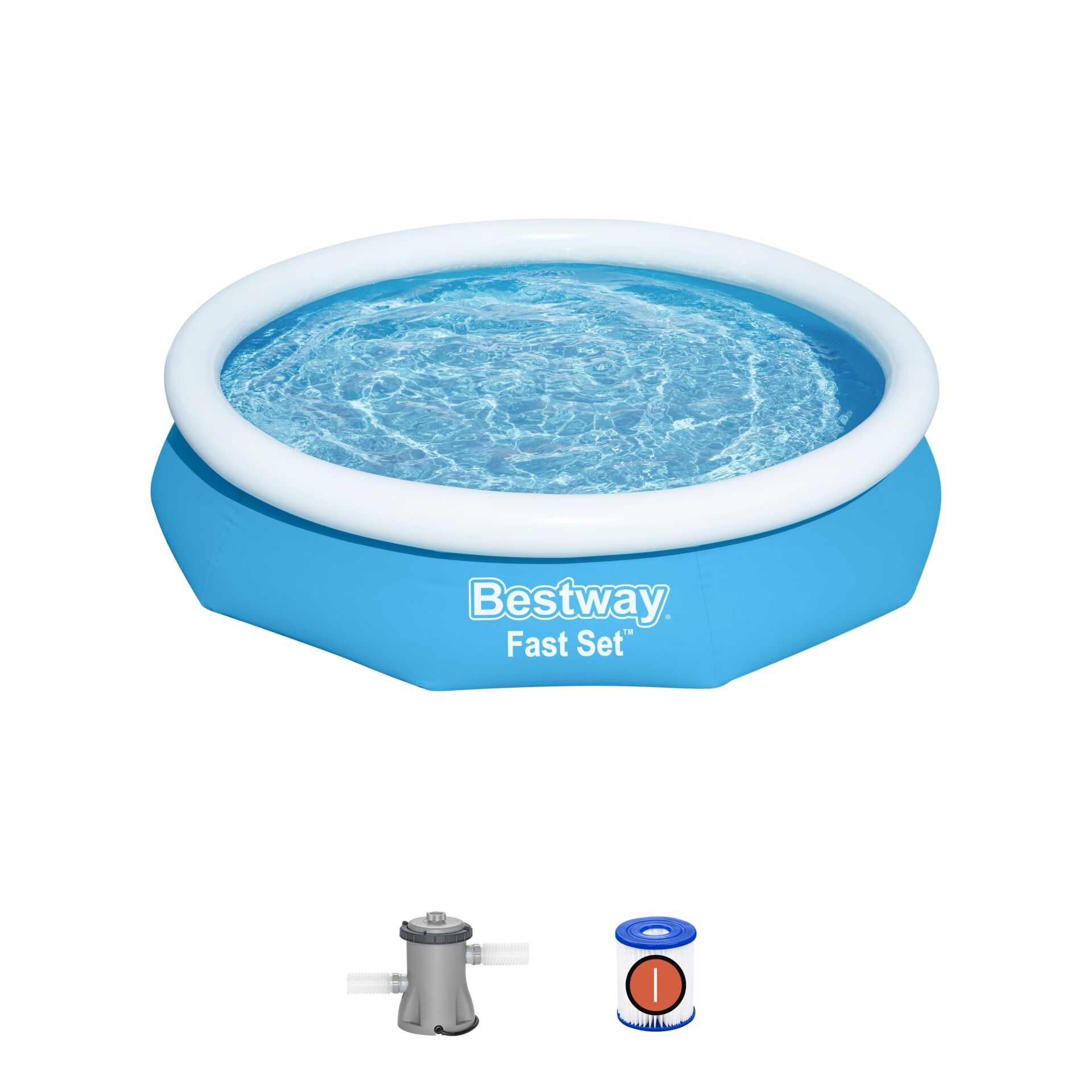 Bestway® Fast Set™ Çember Şişme Havuz Seti 3.05 m x 66 cm