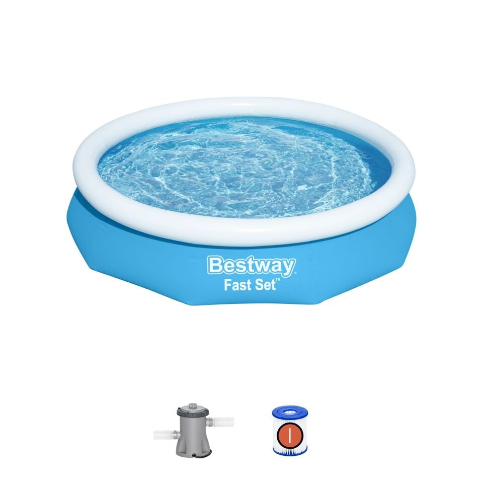 Bestway® 57458 Fast Set™ Çember Şişme Havuz Seti 3.05 m x 66 cm