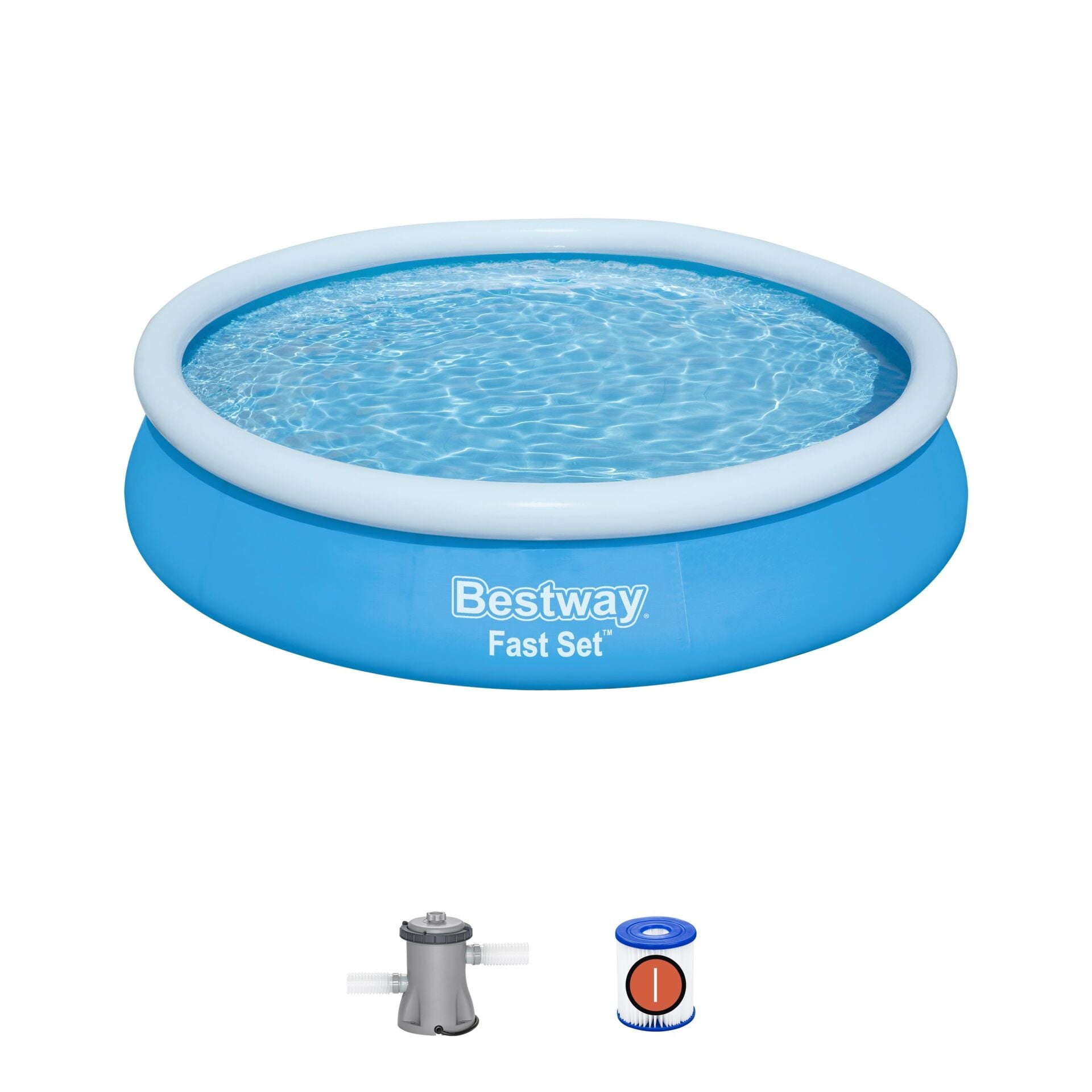 Bestway 57274 Fast Set  Çember Şişme Havuz Seti 3,66 m x 76 cm