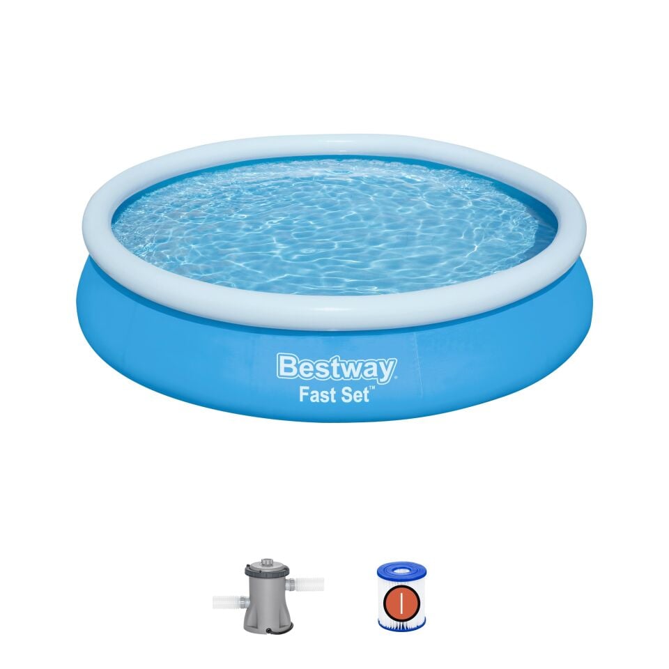 Bestway 57274 Fast Set  Çember Şişme Havuz Seti 3,66 m x 76 cm