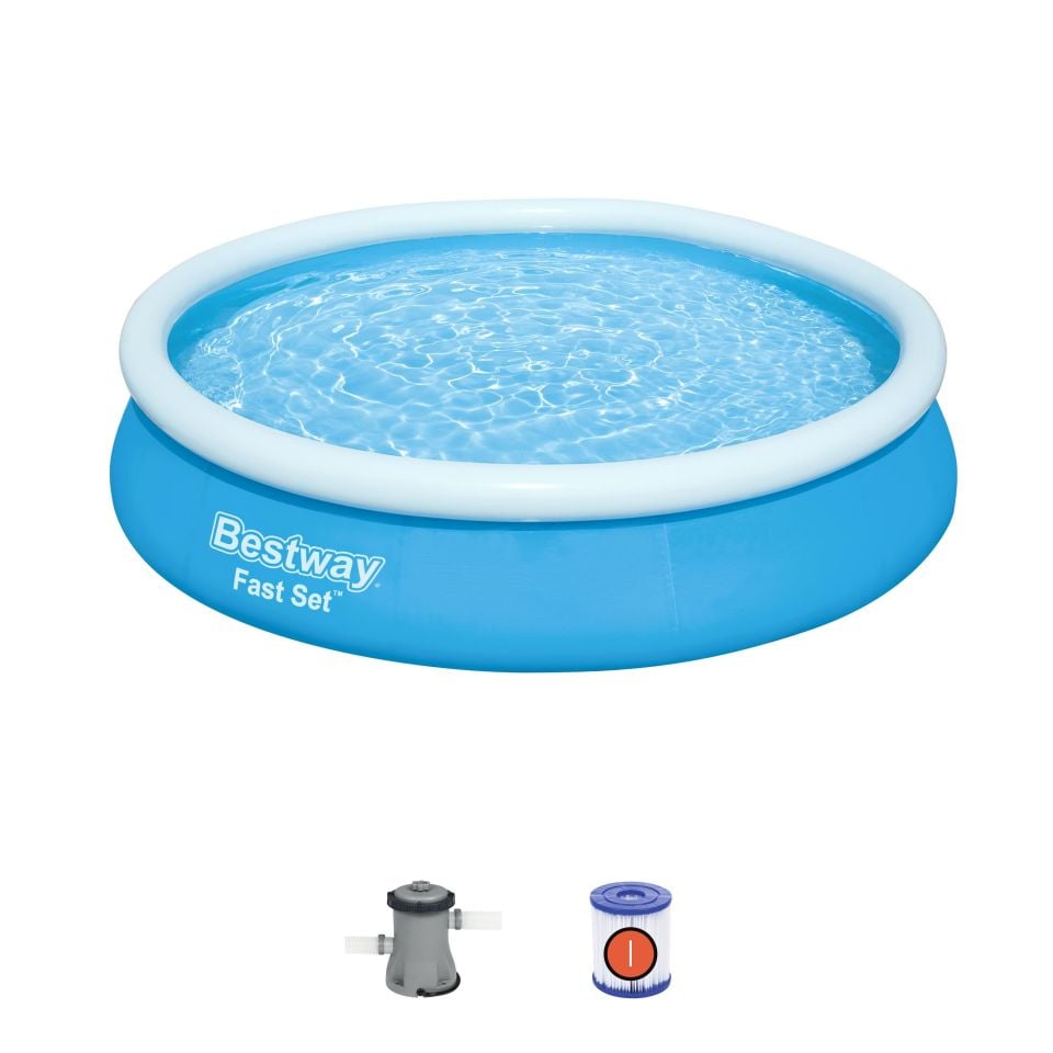 Bestway® 57274 Fast Set™ Çember Şişme Havuz Seti 3,66 m x 76 cm