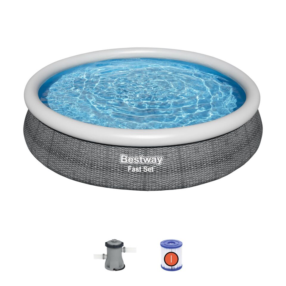 Bestway® 57445  Fast Set™ Çember Şişme Havuz Seti 3.66 m x 76 cm