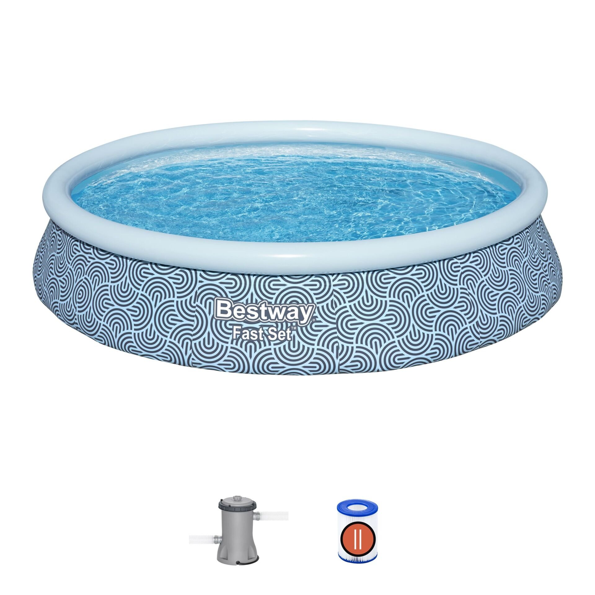 Bestway® 57376 Fast Set™ Çember Şişme Havuz Seti 3,96 m x 84 cm