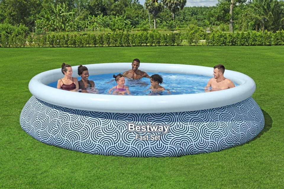 Bestway 57376 Fast Set Çember Şişme Havuz Seti 3,96 m x 84 cm