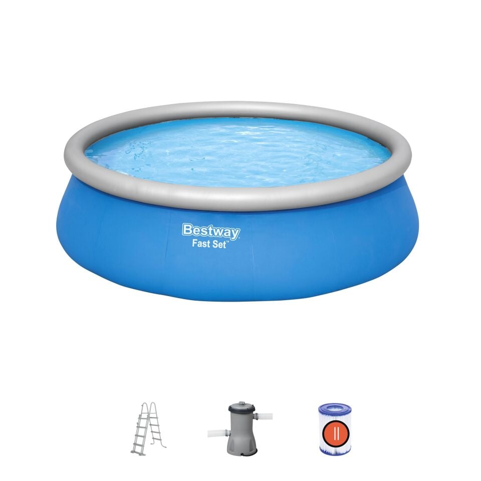 Bestway® 57289 Fast Set™ Çember Şişme Havuz Seti  4,57 m x 1,22 m