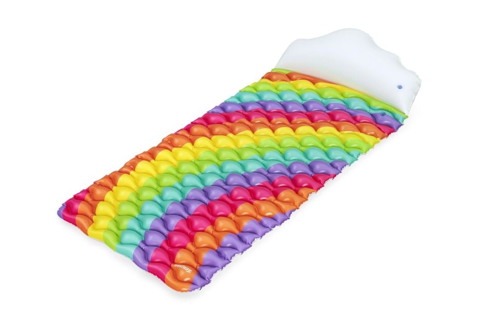 Bestway® 44107 Rainbow Dreams™ Gökkuşağı Yüzen Mat 2,16 m x 80 cm