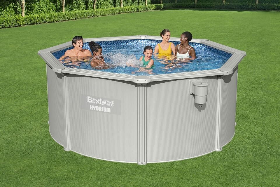 Bestway® Hydrium™ Çelik Duvarlı Prefabrik Yer Üstü Havuz Seti 3,05m x 1,22 m