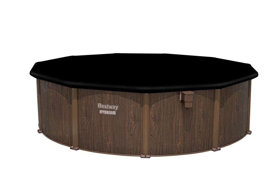 Bestway® 561CU Hydrium™ Çelik Duvarlı Prefabrik Yer Üstü Havuz Seti 4,88 m x 1,32 m
