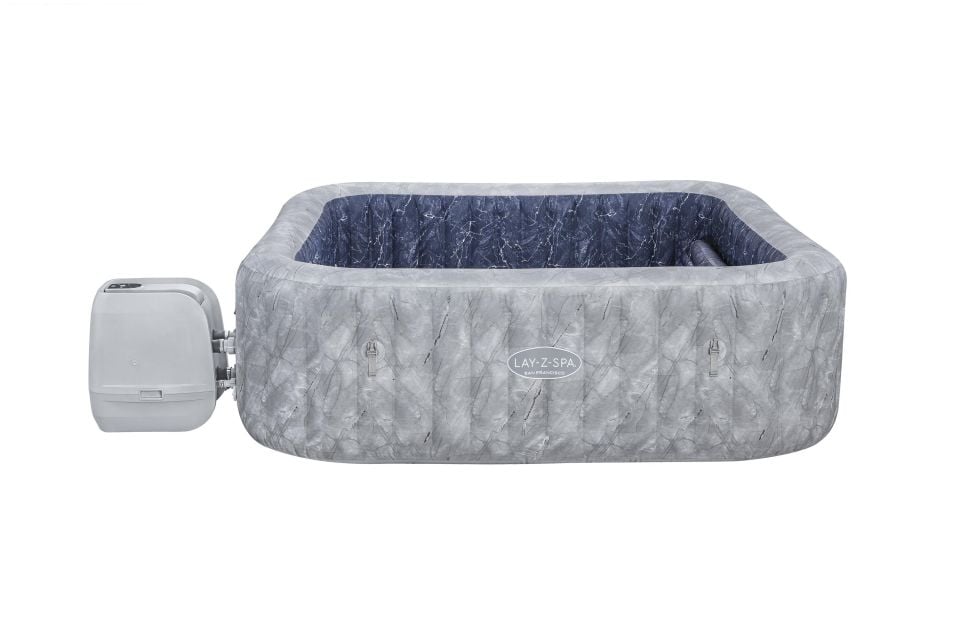 Lay-Z-Spa® 1060161XXX24 San Francisco Smart Luxe HydroJet Pro™ Şişme Spa Havuzu, Mobil Uygulama Kontrollü, 5-7 kişilik