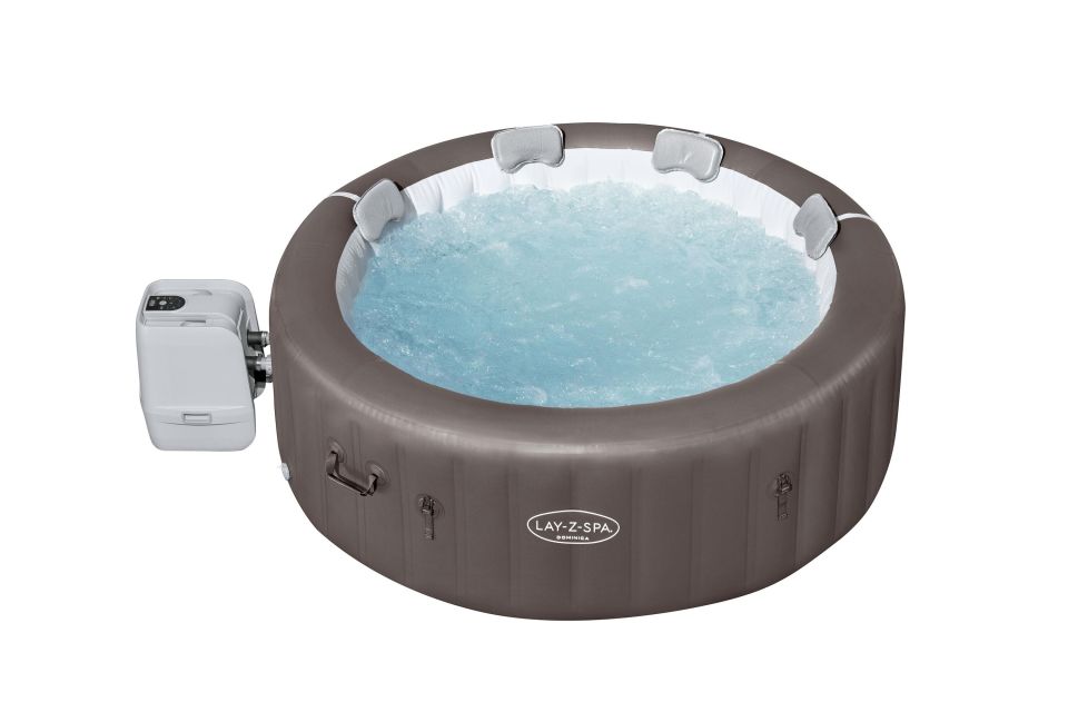 Lay-Z-Spa® 1060165XXX24 Dominica Smart HydroJet™ Şişme Spa Havuzu, Mobil Uygulama Kontrollü, 4-6 kişilik