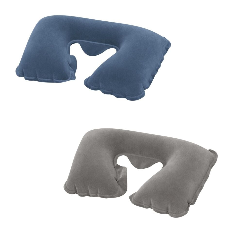 Bestway 67006 Kadife Yüzeyli Şişme Boyun Yastığı 37cm x 24cm x 10cm