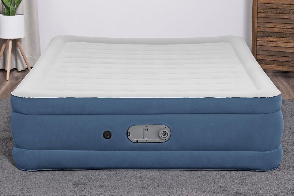 Bestway 67624 AlwayzAire Çift Kişilik Dahili Çift Pompalı Şişme Yatak 2.03m x 1.52m x 46cm