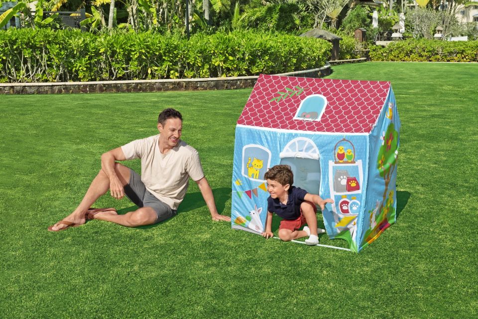 Bestway® 52007 Purrfect Pets™ Evcil Hayvan Temalı Çocuk Oyun Evi